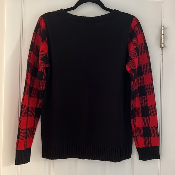 Self Esteem #Elfie Buffalo Check and Black Sweater - Picture 2 of 2